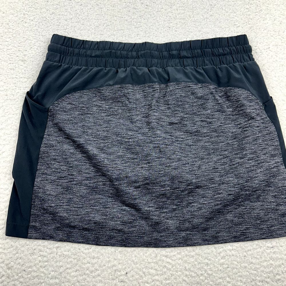 Athleta Excursion‎ Hybrid Skort Women's M Gray Lightweight Stretch Shorts Skirt - Picture 6 of 10